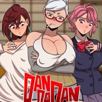 Порно комикс DanDaDan. Охотник за трусиками.